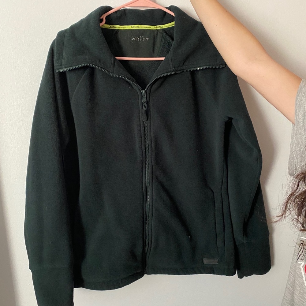 Calvin Klein Zip-Up Coat